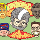 Clockwise from top right: That terrifying Lucille Ball statue, The Fat Jew, Jared Fogle, George Lucas, the Confederate flag, Martin Shkreli, and Hulk Hogan (Illustration by Meredith Kachel, meredithkachel.com)